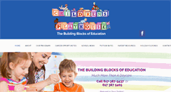 Desktop Screenshot of childrensplayhousedaycare.net